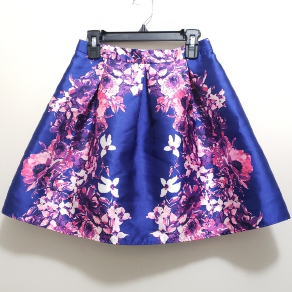 Girls Formal Floral Skirt